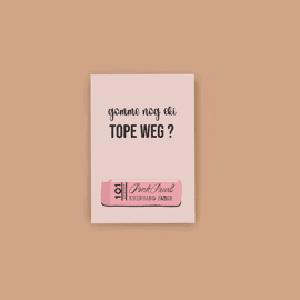 Postkaart Gomme nog eki tope weg / Atelier Moomade